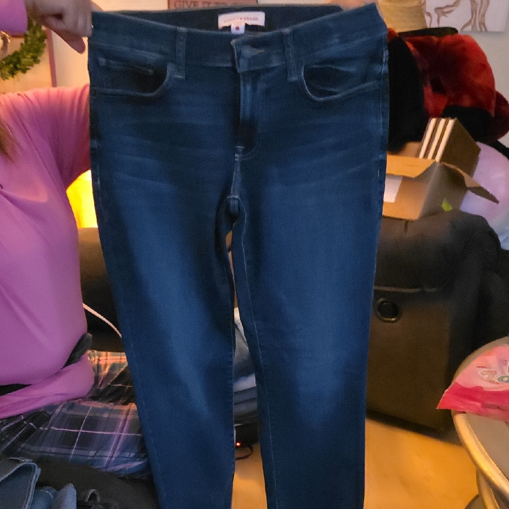 Lucky Brand Blue Skinny Jeans with Stretch